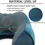 Thumbnail: Memory Foam Neck Pillow with 360-Degree Head Support Lightweight Comfortable Tra