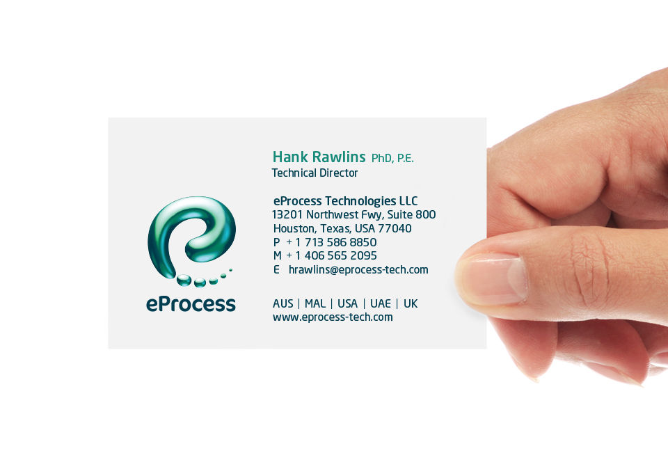eProcess Technologies Business Card Design