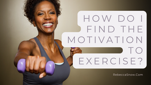 A woman of color holding weights working out with the title of the blog on the image.