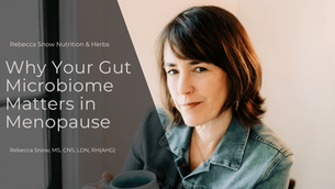 An image of Rebecca Snow with the blog title written on the image.