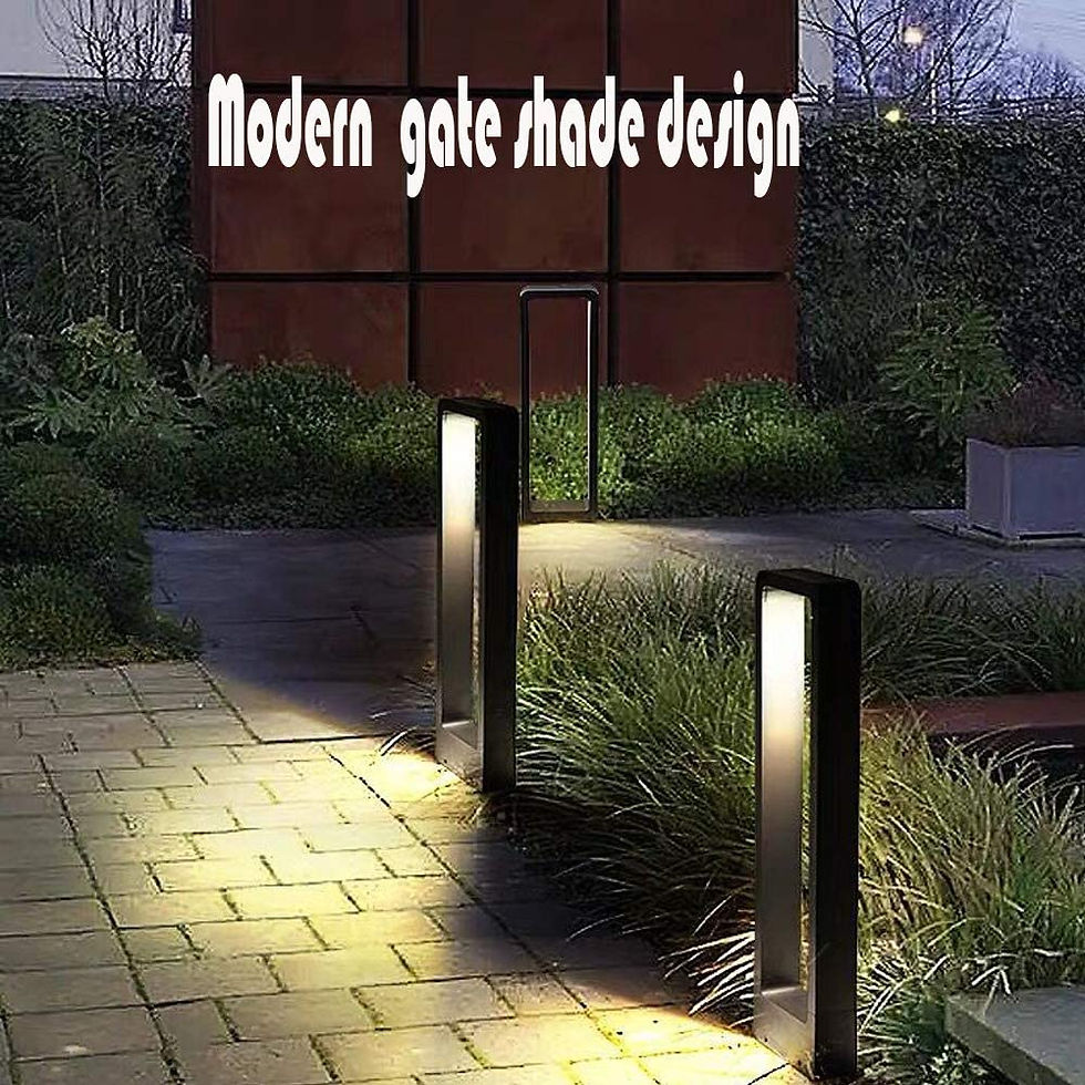 Miniature : Borne Lumineuse extérieur design' "Black Rectangle"