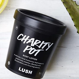 Non sai cos’è il CHARITY POT di LUSH? Ecco qui!
Questo barattolo contiene una crema per il corpo e per le mani ricca, vegana ed emolliente a base di burro di Cacao equosolidale dalla Colombia, olio d'Oliva della cooperativa Sindyanna di Galilea e burro di Karitè dal Ghana, prodotto a mano con tecniche tradizionali. In oltre, LUSH Lotta contro i test sugli animali da sempre, e la lotta continua oggi.