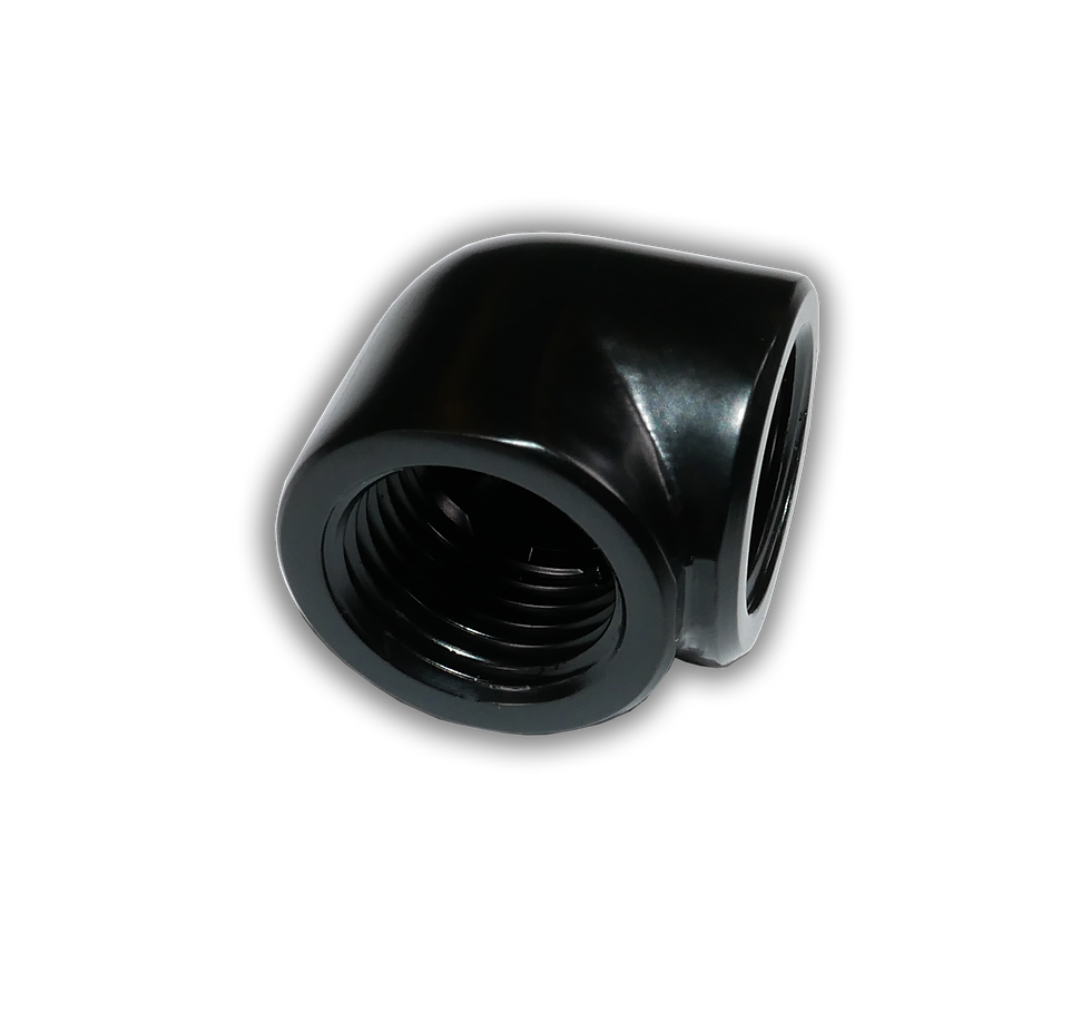Thumbnail: 90 Degree Double-Female Elbow G1/4