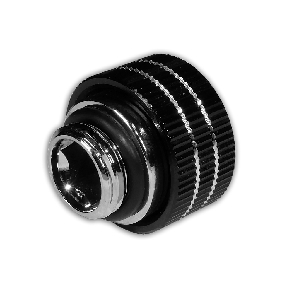 Thumbnail: Black Compression Fitting for PETG Tubing of 14 mm OD G1/4