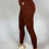 Thumbnail: Ripped Comfy Leggings Coffee Brown