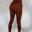 Thumbnail: Ripped Comfy Leggings Coffee Brown