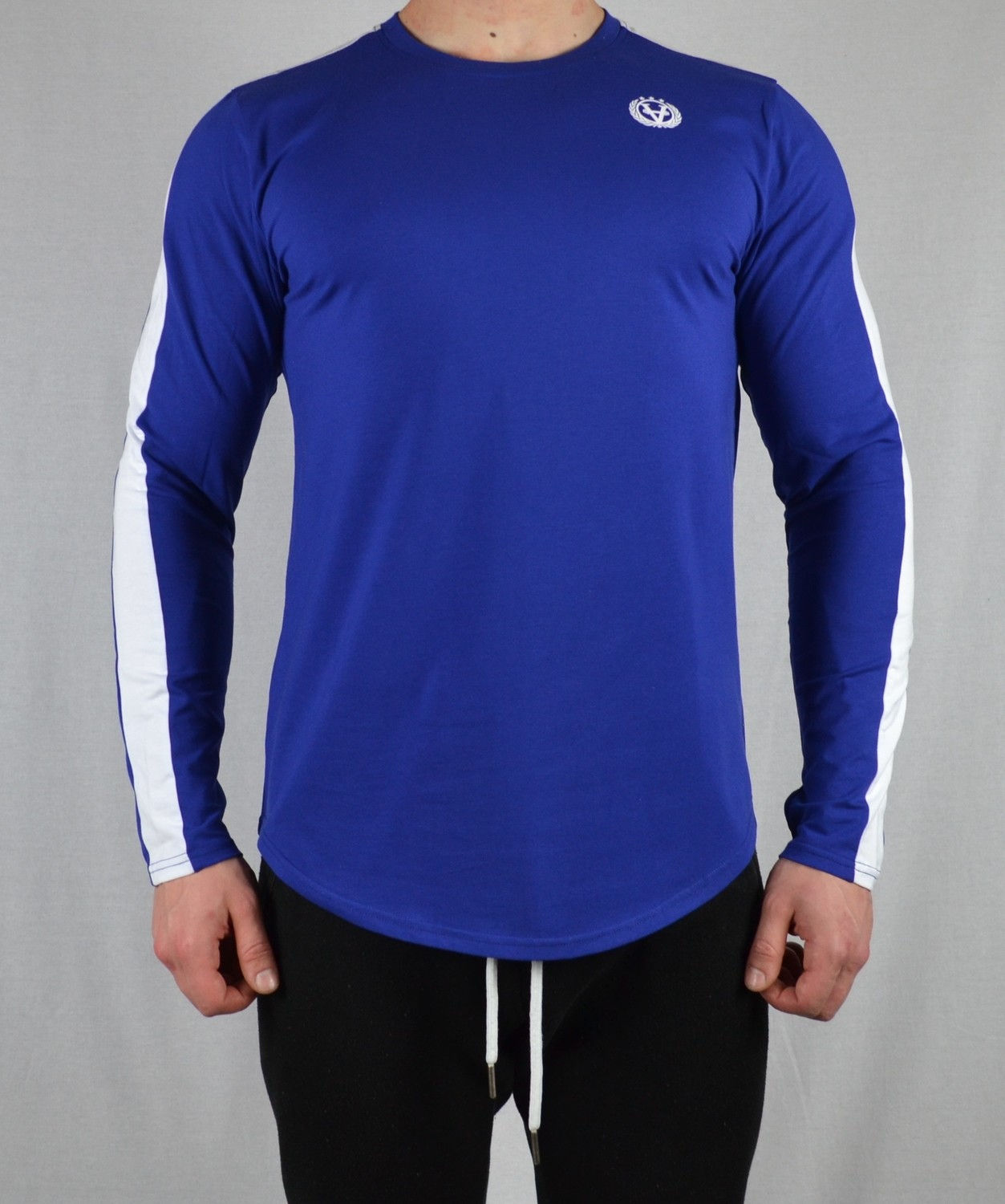 Striped Longsleeve Dark Blue/White