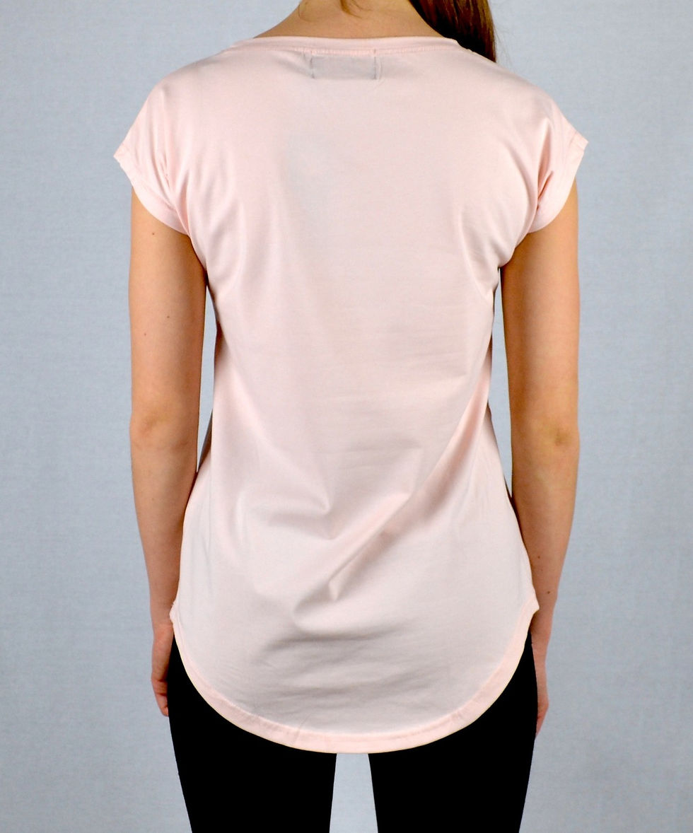 Miniaturbild: Loose Shirt "BE THE CHANGE" Melon Orange