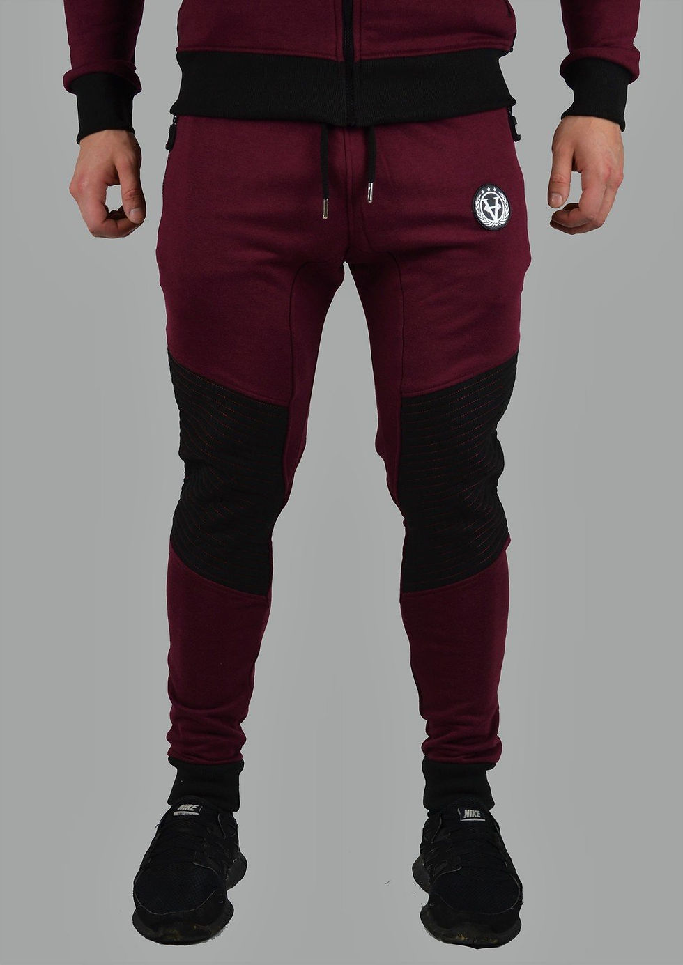 Thumbnail: Slim-Fit Hyper Joggers Maroon Red/Black