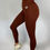 Thumbnail: Ripped Comfy Leggings Coffee Brown