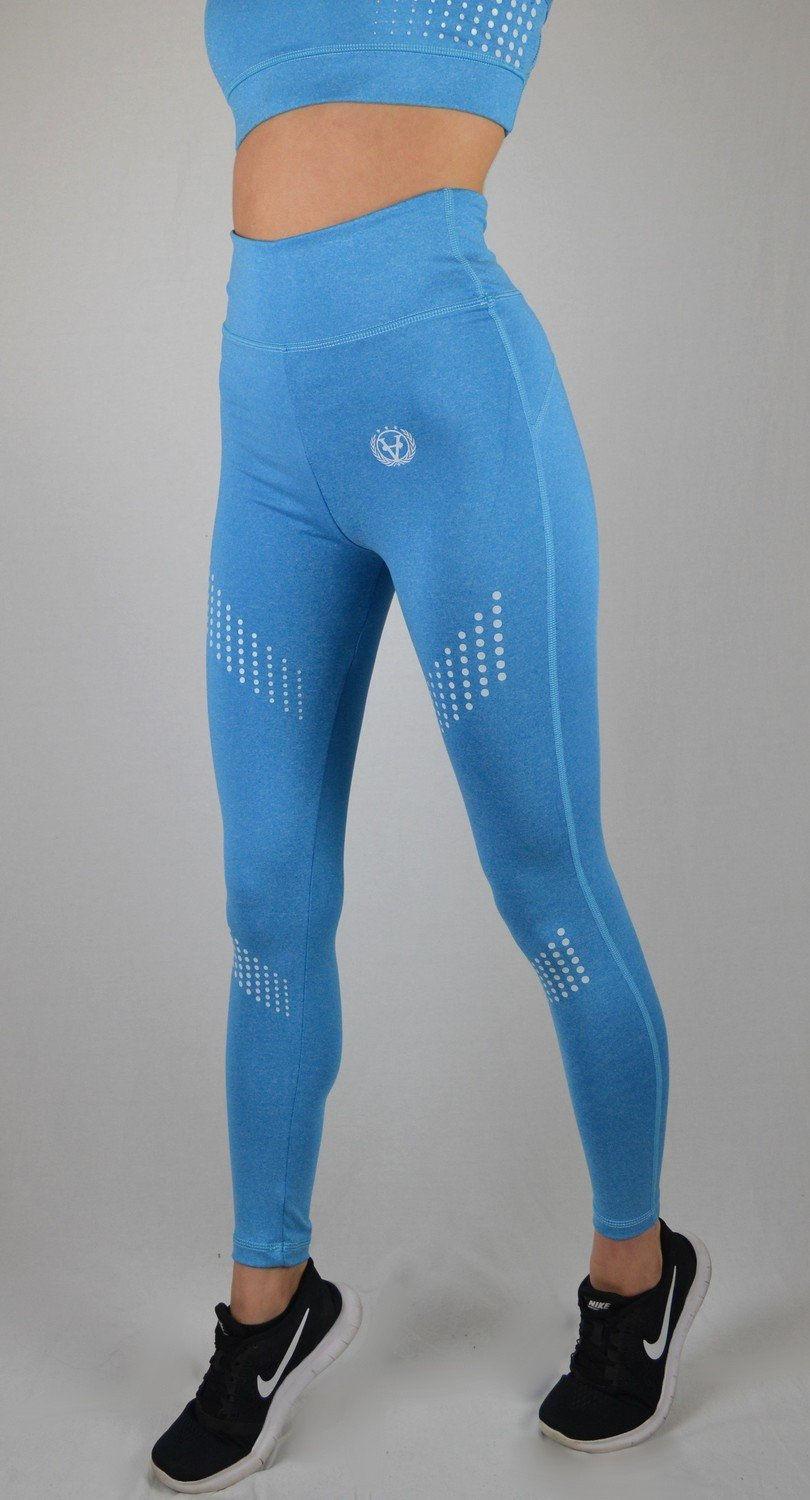 Thumbnail: Dappled Leggings Light Blue