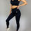 Thumbnail: Ripped Comfy Leggings Black