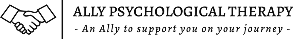 Ally Psychological Therapy logo representing a culturally responsive, LGBTQ+ affirming psychotherapy practice in New York City.