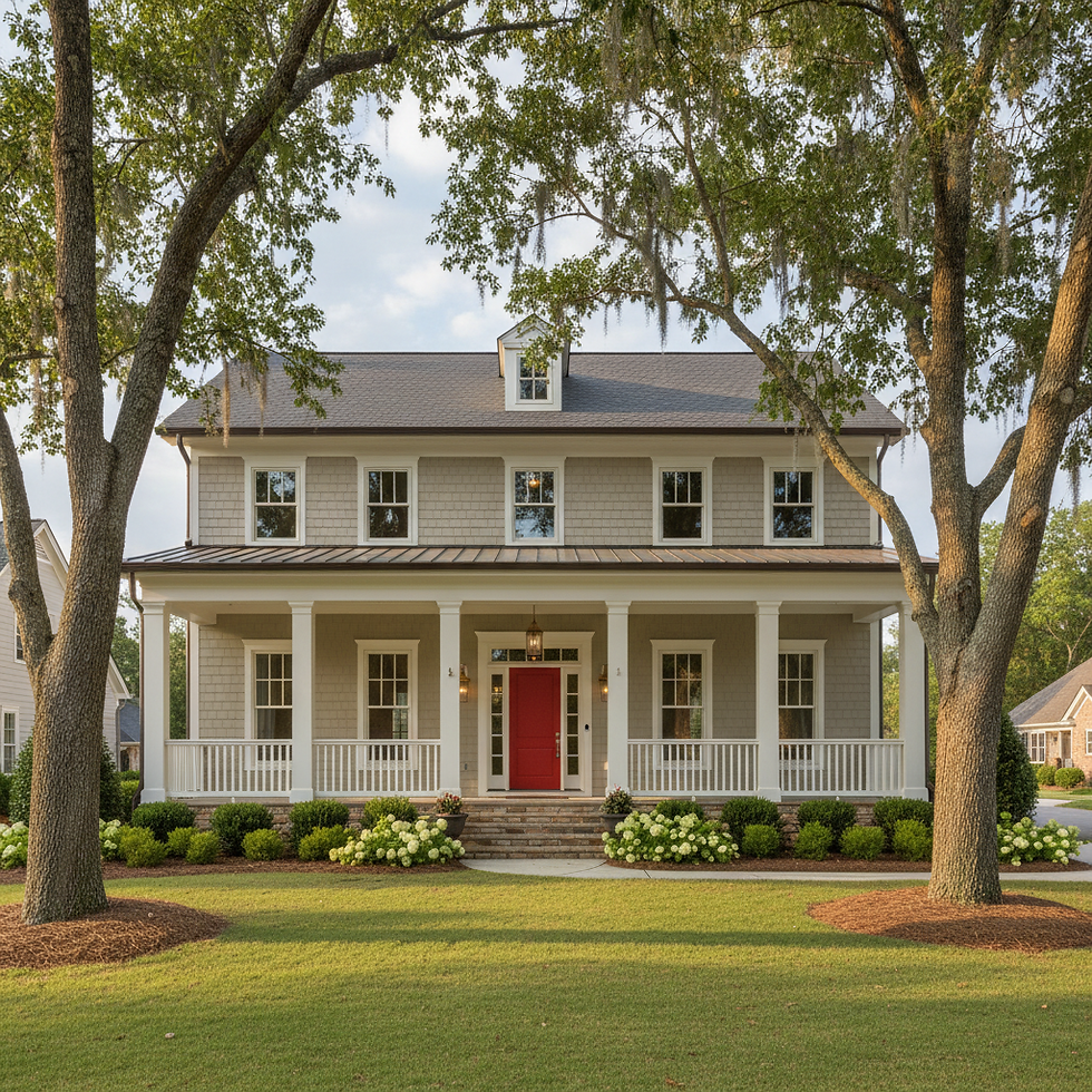 Two-story home with wraparound front porch in Apex, NC