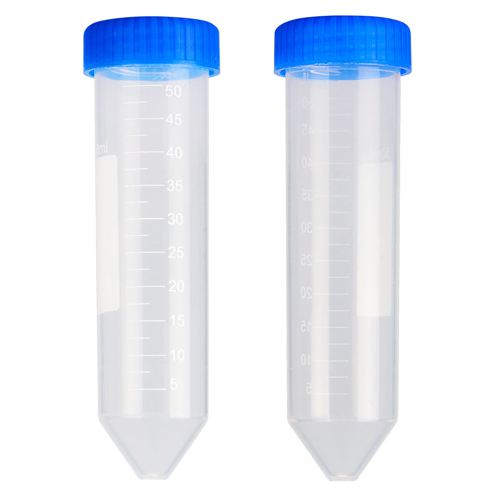 Conical Centrifuge Tubes, Polypropylene Graduated, Screw Cap, 50 mL, 25 Pack