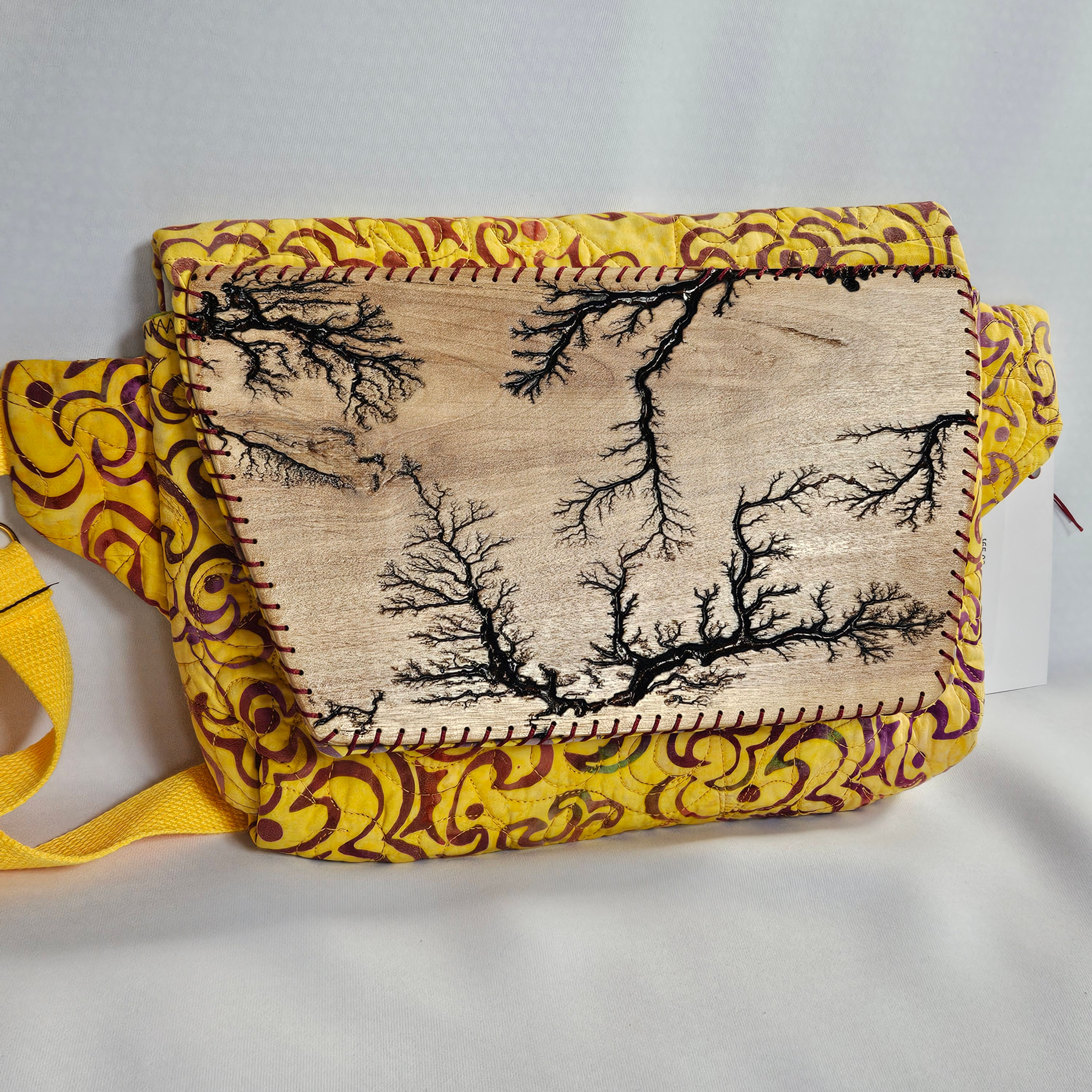 Walking with sunshine cross-chest/waist handmade, electrified bag