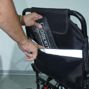 Silla de ruedas carbon air posterior y herramientas