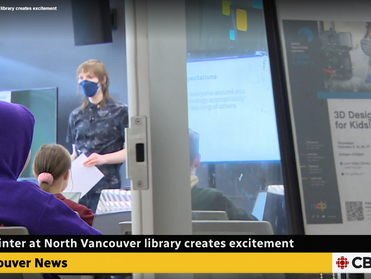 CBC News Spotlights 3D Printing at StoryLab
