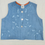 Thumbnail: Embroidered Indigo Waistcoat I