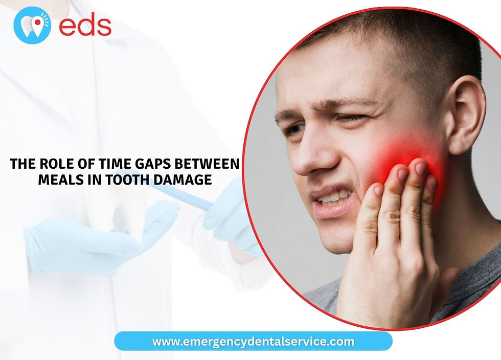 The Role of Time Gaps Between Meals in Tooth Damage