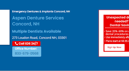 Affordable Denture Solutions in Concord, NH: What to Expect from Emergency Dental Services