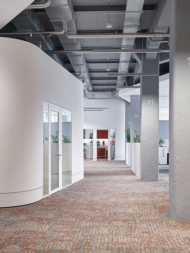 WMF Geislingen Officeplanung, Innenarchitektur