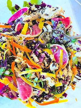 Creamy Chicken + Black Rice Salad