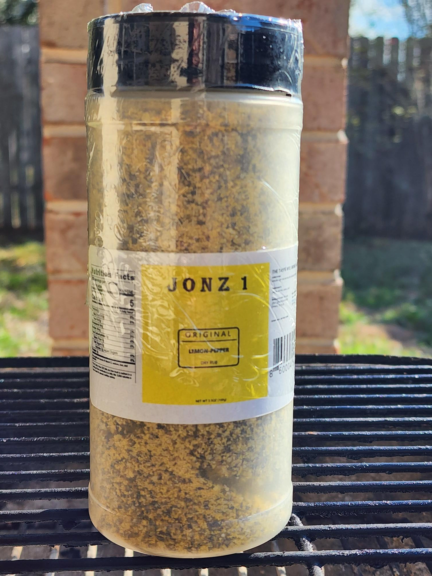 16oz JONZ 1 Original Lemon-Pepper Dry Rub