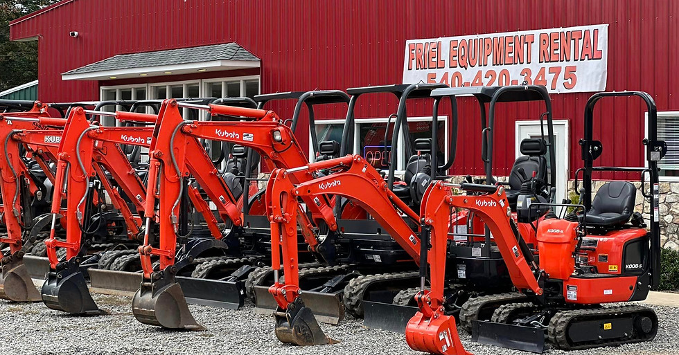 Friel Equipment equipment rental franklin county va 10877 Virginia