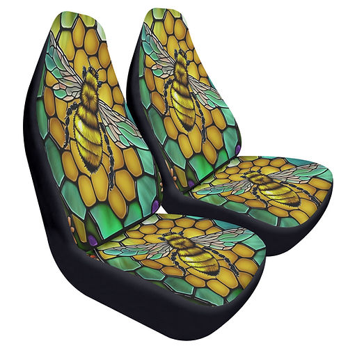 "BEE" Soft Front Car Seat Covers