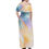 Miniatura: Flirty Pastels Women's Off-shoulder Long Dress