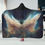 Miniatura: ANGEL WINGS FROM ABOVE Hooded Blanket