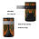 Miniature : ORANGE & GREEN ABSTRACT TREES Non Slip Dog Socks