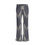 Miniatura: Women's Black & Gray Elegant Flare Pants