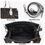 Miniatura: Black and Gold Silk Art New Version-Luxury Women PU Leather Handbag