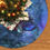 Miniatura: BIKERS IN THE SNOW Christmas Tree Skirts