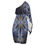 Miniatura: KALEIDOSCOPE SNOW Women's Long Sleeve One Shoulder Party Dress