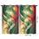 Miniatura: PEACH + GREEN SWIRLS Home Curtain 132X213 CM