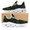 Miniatura: BLACK ~ GREEN LEAF OUTLINE Women's Flex Control Sneakers
