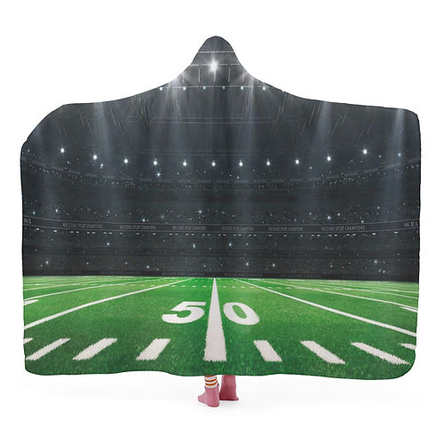 50 YARD LINE Hooded Blanket