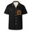 Miniatura: Batt Crest Black & Orange Men's Biker / Hawaiian Casual Shirt