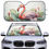 Miniaturbild: FLAMINGO IN THE LILY PADS Car Auto Sun Shade