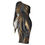 サムネイル： GOLDEN ELEGANCE Women's Long Sleeve One Shoulder Party Dress