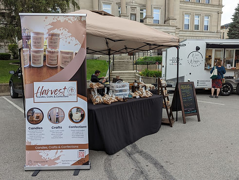 Greencastle Harvest Farmer's Market Booth