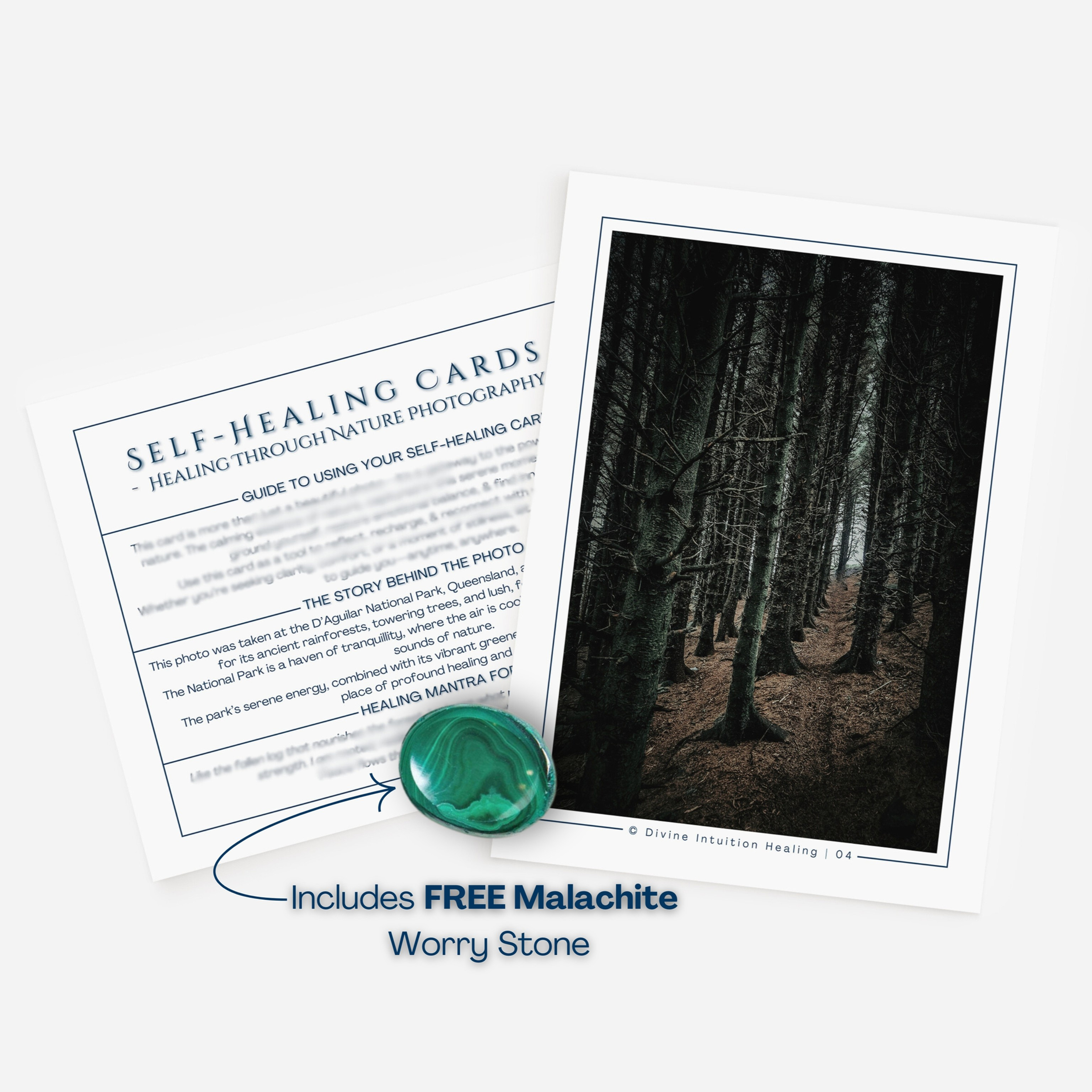 Self-Healing Card | Resilience | Malachite Crystal | 04