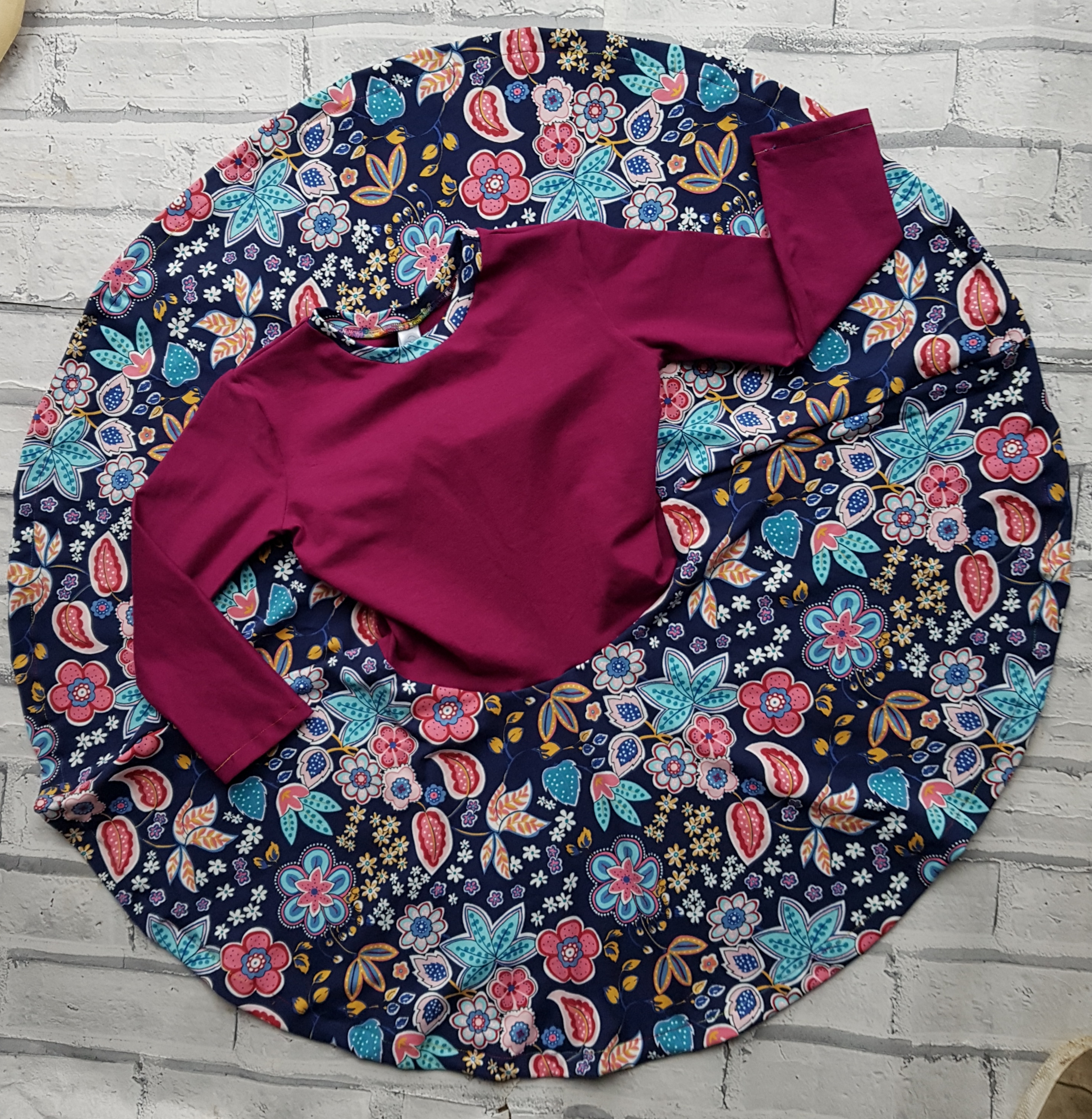 long sleeve edie swing dress