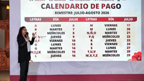 Inicia depósito de Pensiones y Programas para el Bienestar del bimestre julio-agosto