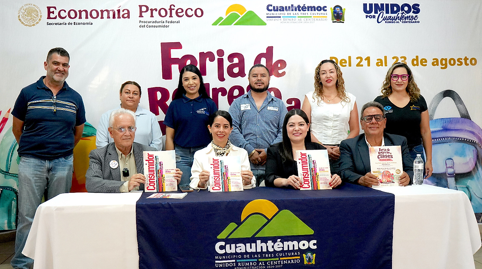 Invitan a la Feria del Regreso a Clases Profeco 2026, en Cuauhtémoc