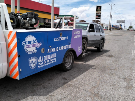 Brindaron más de 50 auxilios carreteros durante Semana Santa en Chihuahua