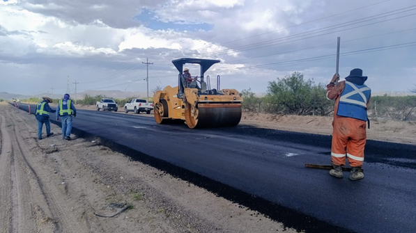 Avanza 60% la rehabilitación de la carretera Conchos–Naica